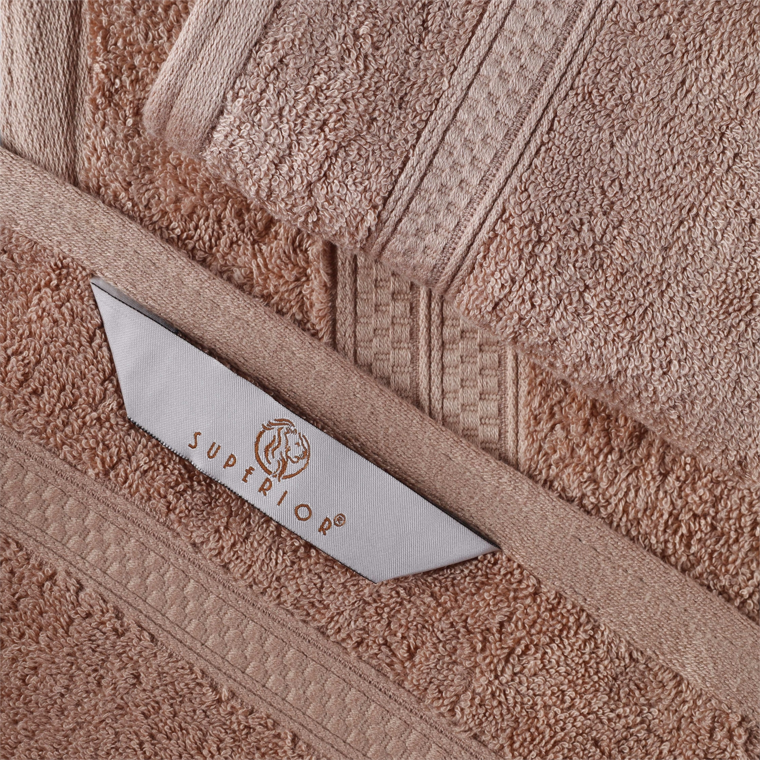 Bamboo Bath Towel, Set of Four, 30" x 54", Sand by Blue Nile Mills