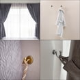 thumbnail image 6 of Uxcell Curtain Holdback Wall Mounted Curtain Tiebacks Screw Hooks Hanger Holder Bronze 2 Pack, 6 of 6