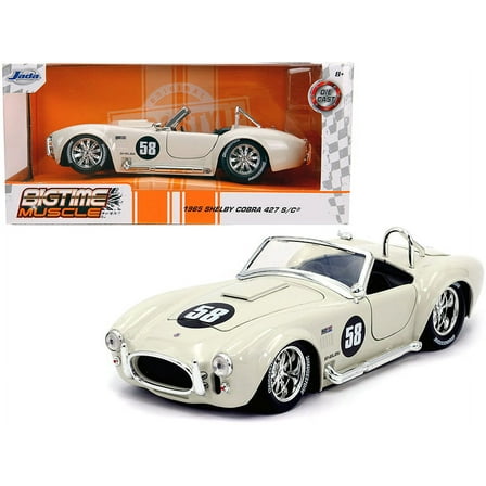 1965 Shelby Cobra 427 S/C, #58 - Jada Toys 31864/4 - 1/24 scale Diecast Model Toy Car