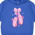 thumbnail image 3 of Inktastic Ballerina Pink Ballet Slippers Toddler Hoodie, 3 of 4