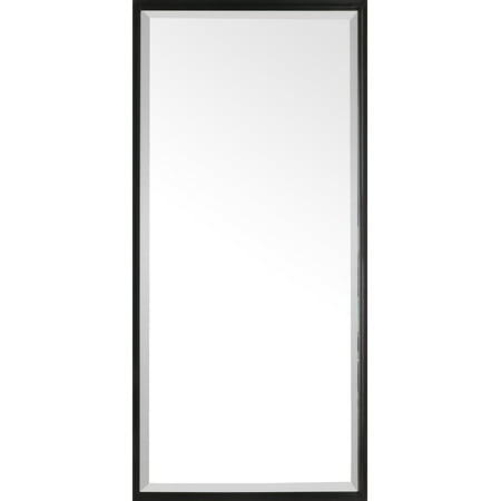 Mirrorize Canada 35x16 Inches Framed Beveled Vanity Wall Mirror Large Long Rectangle Black Modern Industrial Metal Frame Mirrors For Bathroom Entryway Bedroom Framed Beveled Vanity Wall Mirror Large, Oval Black Framed Mirror Canada