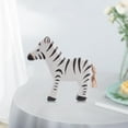 thumbnail image 3 of hengtong 2pcs Wood Mini Animal Learning Toys Figurines Model Collection Animal Playset Zebra Cows, 3 of 9