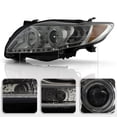 thumbnail image 4 of For Smoked 2009-2010 Toyota Corolla Halo Projector Headlights w/Daytime DRL LED, 4 of 7