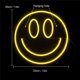 thumbnail image 4 of Smiley Face Neon Skylt för Dekor LED Nattljus USB Kids Gift, 4 of 5