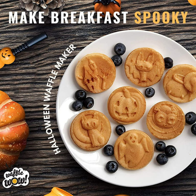Dash Halloween Mini Waffle Maker 3 Set - Crazy Gray Ghost