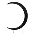 thumbnail image 6 of Efavormart Black Spandex Crescent Moon Chiara Backdrop Stand Cover, Custom Fitted Wedding Arch Cover - 7.5ft, 6 of 6