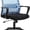 Blue, variant on HarmonyStrings Swivel Rolling Computer Chair Executive Lumbar Support Task Mesh Chair Adjustable Stool for Women Men (Pink)