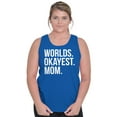 thumbnail image 5 of Worlds Okayest Mom Mothers Day Mama Tank Top Tee Shirt Women Brisco Brands S, 5 of 5