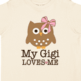 thumbnail image 4 of Inktastic My Gigi Loves Me Girl Owl Granddaughter Girls Toddler T-Shirt, 4 of 5