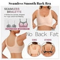 thumbnail image 5 of Everyday Bras for Women Womens Bra 36c Sports Bras for Women Non Removable Pads Skin Tone Bra Underwire Bras for Women Running Girl Bra Womens Bras Comfortable Support Women Bras plus Size Beige XL, 5 of 7