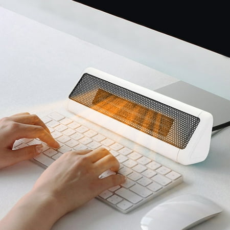 

TUTUnaumb Mini Desktop Heater Circulating Heating Fan 2 Modes 300W Overheat Protection Personal Small Floor For Home Office Quiet and Fast Heating Dual Mode Silent Fan Heater