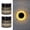 White, variant on Rijanmt Solar Mandala Projector Wall Lights,Set of 2 Decorative Solar Mandala Garden Lamp Outdoor,IP65 Waterproof Wall Sconce Fence Lights for Yard Garden Post Patio Backyard Decor,Warm White,2700K