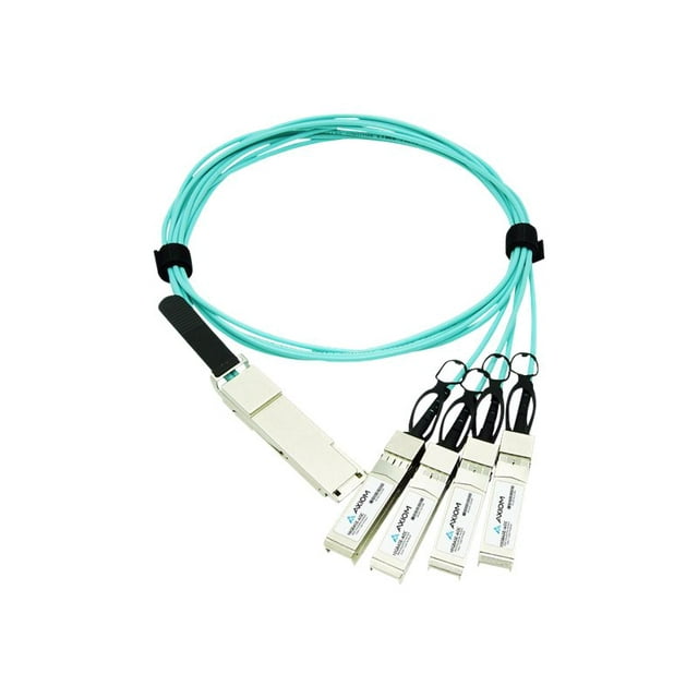 Axiom - 40GBase-AOC direct attach cable - QSFP+ to SFP+ - 10 m - fiber optic - active