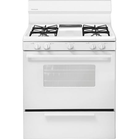 FFGF3005MW 30 Freestanding Gas Range with 4 Open Burners 4.2 cu. ft. Oven Capacity Broiler Drawer and Electronic Ignition and Interior Light in White