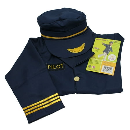 Brand New World Airline Pilot Career Costume