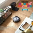 thumbnail image 5 of Restored iRobot® Roomba® j7+ (7550) Self-Emptying Robot Vacuum – Identifies and avoids obstacles like pet waste & cords, Empties itself for 60 days, Smart Mapping, Works with Google, Ideal for Pet Hair, 5 of 9
