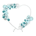 thumbnail image 5 of Arch Wreath Frame Holder Stand 2.1M Heart Balloon Wedding Birthday Party Circle White, 5 of 12