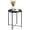 Black, variant on Cerbior Metal Tray End Table, Round Accent Coffee Side Table, Anti-Rust and Waterproof Outdoor Small Side Table, Indoor Modern Sofa Side Table Bedside Table for Living Room Bedroom Balcony (Black)