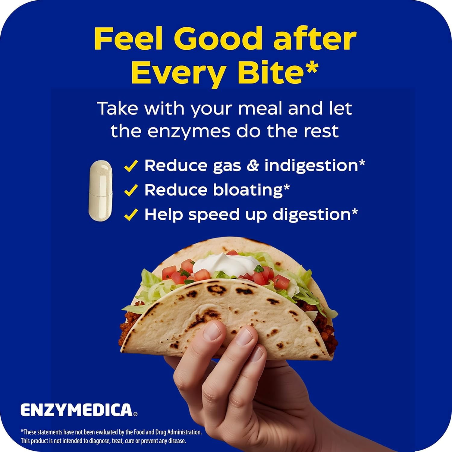Enzymedica Digest Complete, Digestive Enzyme Supplement for Men & Women, Support for Gut Health, Eases Gas & Bloating, Vegan & Kosher- 240 Capsules