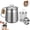1.5L, variant on Stainless Steel Deep Fryer Pot with Strainer Basket, Small Japanese Frying Pan in Kitchen Cooking, Mini Oil Filter Container and Grease Saver Tank for French Fries Chicken Bacon