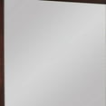 thumbnail image 5 of Benjara Rectangular Molded Wooden Frame Dresser Top Mirror, Cherry Brown and Silver, 5 of 5