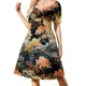 thumbnail image 1 of Vestido sin mangas con patrón de seda tipo kimono Retro ropa de verano para mujer vestido de fiesta de lujo para mujer vestido de fiesta de noche, 1 of 5
