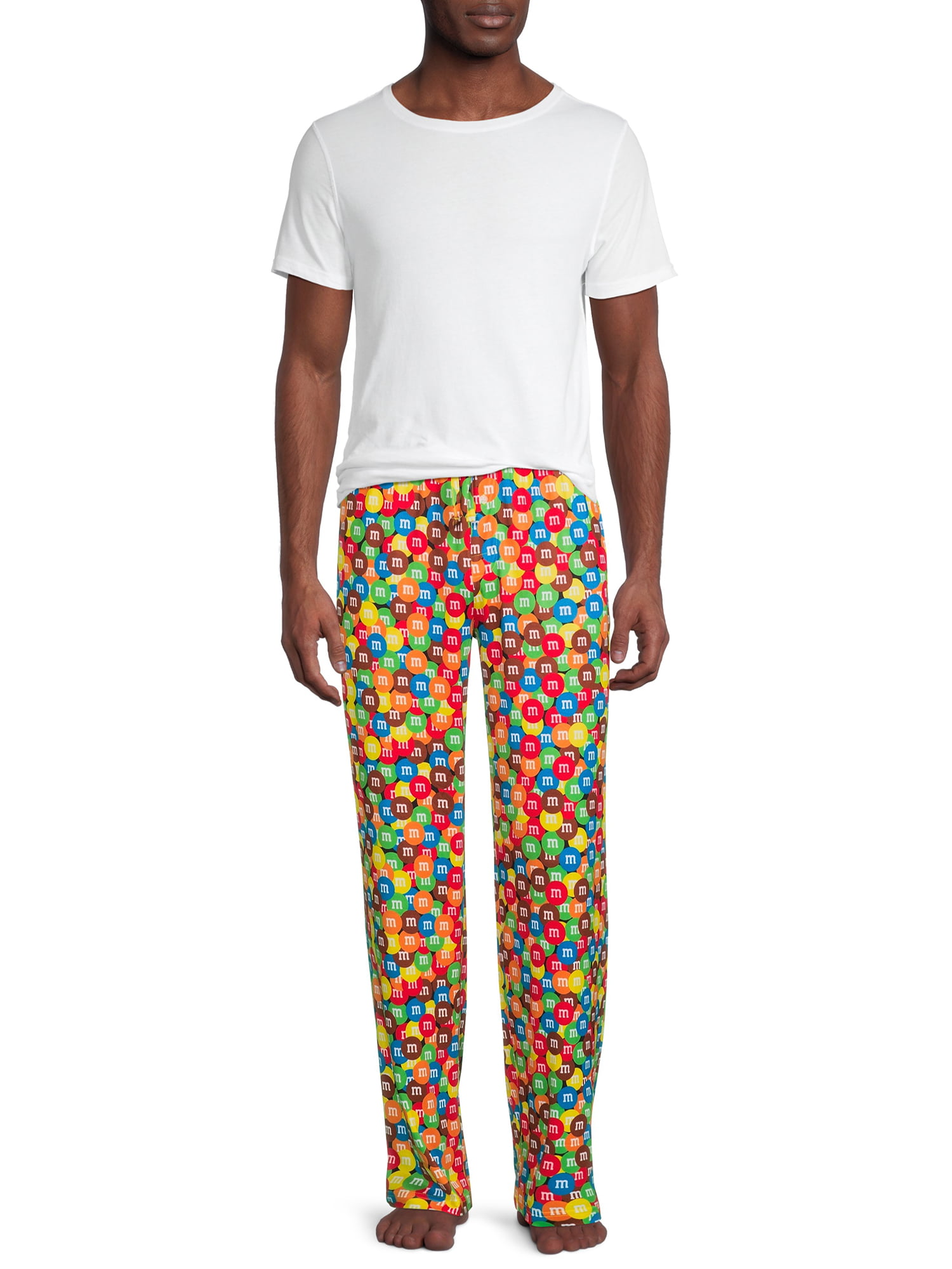 dier meerderheid Snikken M&M's, Adult Mens, Rainbow Logo Lounge Pajamas Sleep Pants, Sizes S-XL -  Walmart.com