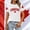 White, variant on Canada Shirt for Women Canada Day Shirt Long Sleeves Crew Neck Maple Leaf Flag Graphic Printed T shirt for Women (Red XL)