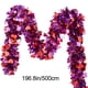 thumbnail image 3 of Set de decoraciones para San Valentín | Serpentinas de cinta, guirnaldas en forma de corazón, plástico, rosa vino, 196,8x3,5 pulgadas | Fondo de fiesta navideña, fácil almacenamiento, exposición en, 3 of 9