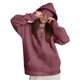 thumbnail image 5 of Suéteres para mujer,Sudadera con capucha para mujer, informal, de forro polar, con bolsillos, mezcla de poliéster, para usar en casa, sopatenor, 5 of 9