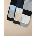 thumbnail image 7 of Toddler Boys Clothes Boys Pants Toddler Kids Boys Sweatpants 3 Pack Elastic Waist Joggers Color-blocked Pants 2T 3T 4T 5T Size 6 7 Black Blue Gray, 7 of 7