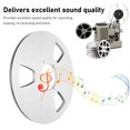 thumbnail image 4 of 10 Inch 1/4 Inch Empty Tape Reel for All Open Reel Machine Replacement, 3 Wind Resistance Holes Aluminum Alloy Takeup Reel for Recording, Professional Noise Reduction, 4 of 8