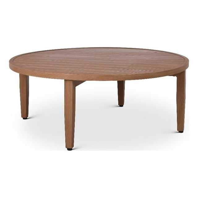 Meridian Furniture Table Basse de Patio Extérieur Maui Naturel