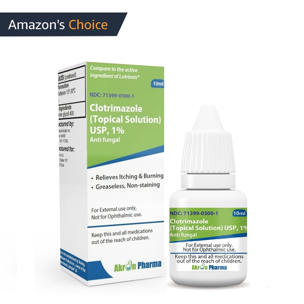 Clotrimazole (Topical Solution) USP, 1 Anti fungal