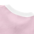 thumbnail image 4 of YueHuiYing Fashionable Women's Solid Color Round Neck Short Sleeved Button Pocket Knitted Casual Sweater, 4 of 7