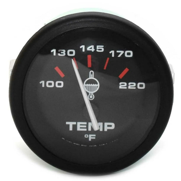 Teleflex Boat Water Temperature Marine Gauge 58862 Amega 2 Inch