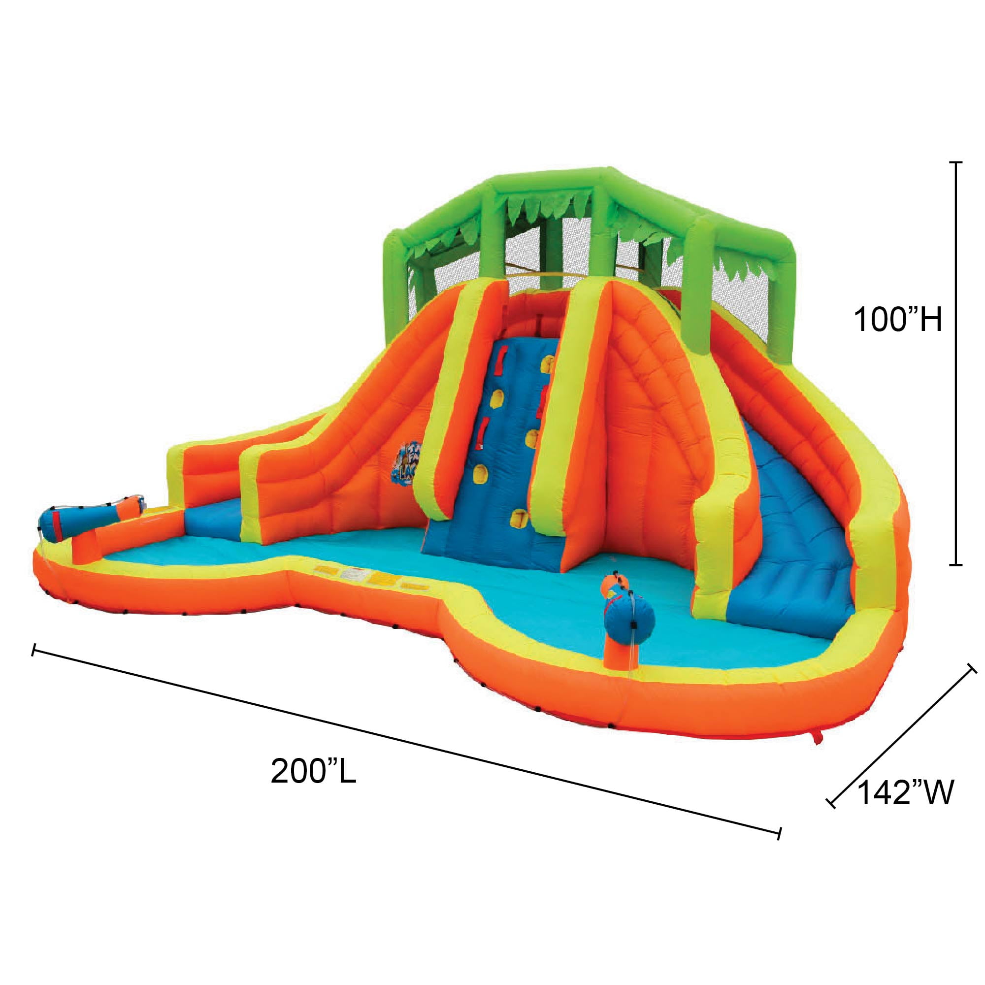 Club Water Park Splash And Slide Inflatable Sam's Club Slide