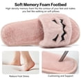 thumbnail image 4 of Ecetana Spooky Slides Halloween Slippers Soft Plush Cozy Open Toe Indoor Outdoor Fuzzy Slippers Gifts For Girls Women, 4 of 7