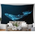 thumbnail image 2 of Tapices Decorativos Líneas de Ballenas 150*200cm, 2 of 2