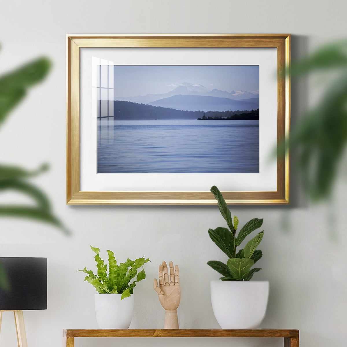 Blue Serenity Premium Framed Print - Ready to Hang