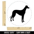 thumbnail image 2 of Greyhound Dog Solid Self-Inking Rubber Stamp Ink Stamper - Green Ink - Mini 1/2 Inch, 2 of 7
