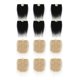 thumbnail image 5 of 12 piezas de disfraz de barba de gnomo precortado barba de piel sintética barba enana piezas de mini de sin terminar para decoración Negro beige perfecl Barba de gnomo de piel sintética, 5 of 8