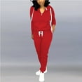 thumbnail image 2 of Two Piece Outfits for Women Tracksuit Sweat Suits Workout Jogging Sets Loungewear with Pocket, 2 of 3