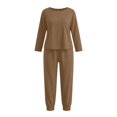 thumbnail image 5 of POROPL Pajamas for Women Plus Size,Long Sleeve Tops and Jogger Pants Sleepwear Loungewear Sizes XL-5X, 5 of 6