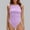 Light Purple, variant on Women's Shapewear Bodysuit Seamless Full Body For Everyday Wear With Snap Closure Comfortable Stretch Long Torso Waist Trainer with Latex on inside Waist Trainer for Women plus Size 4x Underwire