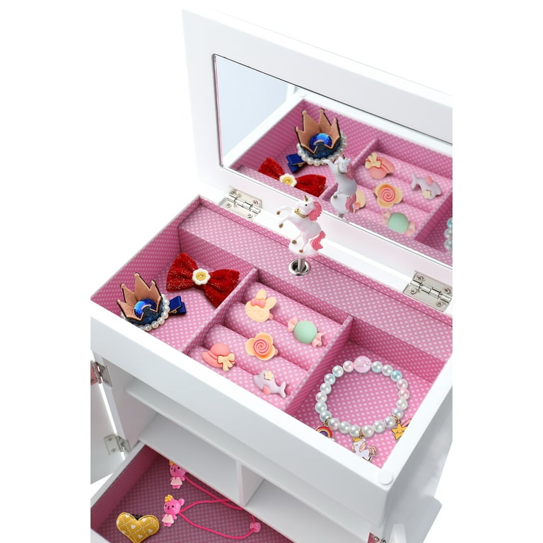 Girls unicorn cheap jewelry box