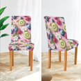 thumbnail image 3 of Yayeee 2 Pack Dining Chair Covers Stretch Parson Chairs Slipcovers Seat Protector, Pink Blueberries, 3 of 6