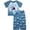 Cool Blue, variant on Bluey Toddler Boys' 2-Piece Pajama Set Short Sleeve Shirt and Pants Sleepwear - Cool Blue, 2T