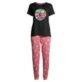 thumbnail image 6 of Secret Treasures Women's Plus Size Short Sleeve T-Shirt and Joggers Pajama Set, 6 of 6