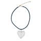 thumbnail image 1 of Stylish Heart Pendant Necklace Teen Girls Choker Fashionable Neck Chains Gift--Black-Product code 48674 Black, 1 of 5